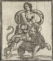An illustration from Iconologia di Cesare Ripa perugino, caualier de' santi Mauritio & Lazaro. Divisa in tre libri, ne i quali si esprimono varie imagini di virtù, vitij, passioni humane, affetti, atti, discipline, humori, elementi, corpi celesti, prouincie d'Italia, fiumi, & altre materie infinite vtili ad ogni stato di persone. Ampliata dal sig. cav. Gio. Zaratino Castellini romano in questa vltima editione di imagini & discorsi, con indici copiosi, & ricorretta (1669)