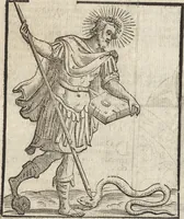 An illustration from Iconologia di Cesare Ripa perugino, caualier de' santi Mauritio & Lazaro. Divisa in tre libri, ne i quali si esprimono varie imagini di virtù, vitij, passioni humane, affetti, atti, discipline, humori, elementi, corpi celesti, prouincie d'Italia, fiumi, & altre materie infinite vtili ad ogni stato di persone. Ampliata dal sig. cav. Gio. Zaratino Castellini romano in questa vltima editione di imagini & discorsi, con indici copiosi, & ricorretta (1669)