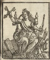Picture 36 of 359 from Iconologia di Cesare Ripa perugino, caualier de' santi Mauritio & Lazaro. Divisa in tre libri, ne i quali si esprimono varie imagini di virtù, vitij, passioni humane, affetti, atti, discipline, humori, elementi, corpi celesti, prouincie d'Italia, fiumi, & altre materie infinite vtili ad ogni stato di persone. Ampliata dal sig. cav. Gio. Zaratino Castellini romano in questa vltima editione di imagini & discorsi, con indici copiosi, & ricorretta (1669), leaf 116