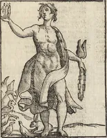 An illustration from Iconologia di Cesare Ripa perugino, caualier de' santi Mauritio & Lazaro. Divisa in tre libri, ne i quali si esprimono varie imagini di virtù, vitij, passioni humane, affetti, atti, discipline, humori, elementi, corpi celesti, prouincie d'Italia, fiumi, & altre materie infinite vtili ad ogni stato di persone. Ampliata dal sig. cav. Gio. Zaratino Castellini romano in questa vltima editione di imagini & discorsi, con indici copiosi, & ricorretta (1669)