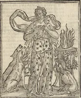 Picture 42 of 359 from Iconologia di Cesare Ripa perugino, caualier de' santi Mauritio & Lazaro. Divisa in tre libri, ne i quali si esprimono varie imagini di virtù, vitij, passioni humane, affetti, atti, discipline, humori, elementi, corpi celesti, prouincie d'Italia, fiumi, & altre materie infinite vtili ad ogni stato di persone. Ampliata dal sig. cav. Gio. Zaratino Castellini romano in questa vltima editione di imagini & discorsi, con indici copiosi, & ricorretta (1669), leaf 129
