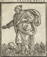 An illustration from Iconologia di Cesare Ripa perugino, caualier de' santi Mauritio & Lazaro. Divisa in tre libri, ne i quali si esprimono varie imagini di virtù, vitij, passioni humane, affetti, atti, discipline, humori, elementi, corpi celesti, prouincie d'Italia, fiumi, & altre materie infinite vtili ad ogni stato di persone. Ampliata dal sig. cav. Gio. Zaratino Castellini romano in questa vltima editione di imagini & discorsi, con indici copiosi, & ricorretta (1669)