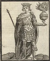 An illustration from Iconologia di Cesare Ripa perugino, caualier de' santi Mauritio & Lazaro. Divisa in tre libri, ne i quali si esprimono varie imagini di virtù, vitij, passioni humane, affetti, atti, discipline, humori, elementi, corpi celesti, prouincie d'Italia, fiumi, & altre materie infinite vtili ad ogni stato di persone. Ampliata dal sig. cav. Gio. Zaratino Castellini romano in questa vltima editione di imagini & discorsi, con indici copiosi, & ricorretta (1669)