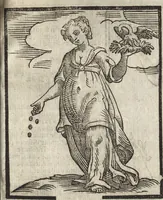 An illustration from Iconologia di Cesare Ripa perugino, caualier de' santi Mauritio & Lazaro. Divisa in tre libri, ne i quali si esprimono varie imagini di virtù, vitij, passioni humane, affetti, atti, discipline, humori, elementi, corpi celesti, prouincie d'Italia, fiumi, & altre materie infinite vtili ad ogni stato di persone. Ampliata dal sig. cav. Gio. Zaratino Castellini romano in questa vltima editione di imagini & discorsi, con indici copiosi, & ricorretta (1669)