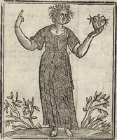 An illustration from Iconologia di Cesare Ripa perugino, caualier de' santi Mauritio & Lazaro. Divisa in tre libri, ne i quali si esprimono varie imagini di virtù, vitij, passioni humane, affetti, atti, discipline, humori, elementi, corpi celesti, prouincie d'Italia, fiumi, & altre materie infinite vtili ad ogni stato di persone. Ampliata dal sig. cav. Gio. Zaratino Castellini romano in questa vltima editione di imagini & discorsi, con indici copiosi, & ricorretta (1669)