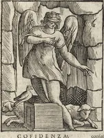 Picture 65 of 359 from Iconologia di Cesare Ripa perugino, caualier de' santi Mauritio & Lazaro. Divisa in tre libri, ne i quali si esprimono varie imagini di virtù, vitij, passioni humane, affetti, atti, discipline, humori, elementi, corpi celesti, prouincie d'Italia, fiumi, & altre materie infinite vtili ad ogni stato di persone. Ampliata dal sig. cav. Gio. Zaratino Castellini romano in questa vltima editione di imagini & discorsi, con indici copiosi, & ricorretta (1669), leaf 165