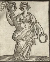 An illustration from Iconologia di Cesare Ripa perugino, caualier de' santi Mauritio & Lazaro. Divisa in tre libri, ne i quali si esprimono varie imagini di virtù, vitij, passioni humane, affetti, atti, discipline, humori, elementi, corpi celesti, prouincie d'Italia, fiumi, & altre materie infinite vtili ad ogni stato di persone. Ampliata dal sig. cav. Gio. Zaratino Castellini romano in questa vltima editione di imagini & discorsi, con indici copiosi, & ricorretta (1669)