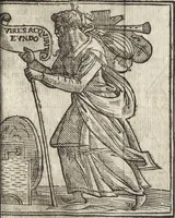 An illustration from Iconologia di Cesare Ripa perugino, caualier de' santi Mauritio & Lazaro. Divisa in tre libri, ne i quali si esprimono varie imagini di virtù, vitij, passioni humane, affetti, atti, discipline, humori, elementi, corpi celesti, prouincie d'Italia, fiumi, & altre materie infinite vtili ad ogni stato di persone. Ampliata dal sig. cav. Gio. Zaratino Castellini romano in questa vltima editione di imagini & discorsi, con indici copiosi, & ricorretta (1669)