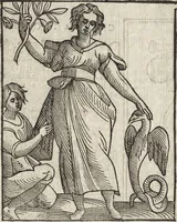 An illustration from Iconologia di Cesare Ripa perugino, caualier de' santi Mauritio & Lazaro. Divisa in tre libri, ne i quali si esprimono varie imagini di virtù, vitij, passioni humane, affetti, atti, discipline, humori, elementi, corpi celesti, prouincie d'Italia, fiumi, & altre materie infinite vtili ad ogni stato di persone. Ampliata dal sig. cav. Gio. Zaratino Castellini romano in questa vltima editione di imagini & discorsi, con indici copiosi, & ricorretta (1669)