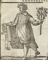 Picture 74 of 359 from Iconologia di Cesare Ripa perugino, caualier de' santi Mauritio & Lazaro. Divisa in tre libri, ne i quali si esprimono varie imagini di virtù, vitij, passioni humane, affetti, atti, discipline, humori, elementi, corpi celesti, prouincie d'Italia, fiumi, & altre materie infinite vtili ad ogni stato di persone. Ampliata dal sig. cav. Gio. Zaratino Castellini romano in questa vltima editione di imagini & discorsi, con indici copiosi, & ricorretta (1669), leaf 178