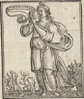 Picture 79 of 359 from Iconologia di Cesare Ripa perugino, caualier de' santi Mauritio & Lazaro. Divisa in tre libri, ne i quali si esprimono varie imagini di virtù, vitij, passioni humane, affetti, atti, discipline, humori, elementi, corpi celesti, prouincie d'Italia, fiumi, & altre materie infinite vtili ad ogni stato di persone. Ampliata dal sig. cav. Gio. Zaratino Castellini romano in questa vltima editione di imagini & discorsi, con indici copiosi, & ricorretta (1669), leaf 185