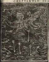 An illustration from Iconologia di Cesare Ripa perugino, caualier de' santi Mauritio & Lazaro. Divisa in tre libri, ne i quali si esprimono varie imagini di virtù, vitij, passioni humane, affetti, atti, discipline, humori, elementi, corpi celesti, prouincie d'Italia, fiumi, & altre materie infinite vtili ad ogni stato di persone. Ampliata dal sig. cav. Gio. Zaratino Castellini romano in questa vltima editione di imagini & discorsi, con indici copiosi, & ricorretta (1669)
