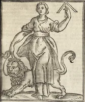 Picture 119 of 359 from Iconologia di Cesare Ripa perugino, caualier de' santi Mauritio & Lazaro. Divisa in tre libri, ne i quali si esprimono varie imagini di virtù, vitij, passioni humane, affetti, atti, discipline, humori, elementi, corpi celesti, prouincie d'Italia, fiumi, & altre materie infinite vtili ad ogni stato di persone. Ampliata dal sig. cav. Gio. Zaratino Castellini romano in questa vltima editione di imagini & discorsi, con indici copiosi, & ricorretta (1669), leaf 252