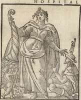 Picture 157 of 359 from Iconologia di Cesare Ripa perugino, caualier de' santi Mauritio & Lazaro. Divisa in tre libri, ne i quali si esprimono varie imagini di virtù, vitij, passioni humane, affetti, atti, discipline, humori, elementi, corpi celesti, prouincie d'Italia, fiumi, & altre materie infinite vtili ad ogni stato di persone. Ampliata dal sig. cav. Gio. Zaratino Castellini romano in questa vltima editione di imagini & discorsi, con indici copiosi, & ricorretta (1669), leaf 327