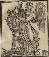 An illustration from Iconologia di Cesare Ripa perugino, caualier de' santi Mauritio & Lazaro. Divisa in tre libri, ne i quali si esprimono varie imagini di virtù, vitij, passioni humane, affetti, atti, discipline, humori, elementi, corpi celesti, prouincie d'Italia, fiumi, & altre materie infinite vtili ad ogni stato di persone. Ampliata dal sig. cav. Gio. Zaratino Castellini romano in questa vltima editione di imagini & discorsi, con indici copiosi, & ricorretta (1669)