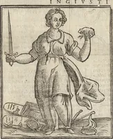 An illustration from Iconologia di Cesare Ripa perugino, caualier de' santi Mauritio & Lazaro. Divisa in tre libri, ne i quali si esprimono varie imagini di virtù, vitij, passioni humane, affetti, atti, discipline, humori, elementi, corpi celesti, prouincie d'Italia, fiumi, & altre materie infinite vtili ad ogni stato di persone. Ampliata dal sig. cav. Gio. Zaratino Castellini romano in questa vltima editione di imagini & discorsi, con indici copiosi, & ricorretta (1669)