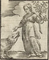 An illustration from Iconologia di Cesare Ripa perugino, caualier de' santi Mauritio & Lazaro. Divisa in tre libri, ne i quali si esprimono varie imagini di virtù, vitij, passioni humane, affetti, atti, discipline, humori, elementi, corpi celesti, prouincie d'Italia, fiumi, & altre materie infinite vtili ad ogni stato di persone. Ampliata dal sig. cav. Gio. Zaratino Castellini romano in questa vltima editione di imagini & discorsi, con indici copiosi, & ricorretta (1669)