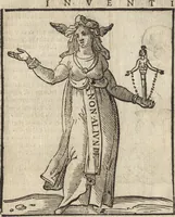 An illustration from Iconologia di Cesare Ripa perugino, caualier de' santi Mauritio & Lazaro. Divisa in tre libri, ne i quali si esprimono varie imagini di virtù, vitij, passioni humane, affetti, atti, discipline, humori, elementi, corpi celesti, prouincie d'Italia, fiumi, & altre materie infinite vtili ad ogni stato di persone. Ampliata dal sig. cav. Gio. Zaratino Castellini romano in questa vltima editione di imagini & discorsi, con indici copiosi, & ricorretta (1669)
