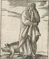 An illustration from Iconologia di Cesare Ripa perugino, caualier de' santi Mauritio & Lazaro. Divisa in tre libri, ne i quali si esprimono varie imagini di virtù, vitij, passioni humane, affetti, atti, discipline, humori, elementi, corpi celesti, prouincie d'Italia, fiumi, & altre materie infinite vtili ad ogni stato di persone. Ampliata dal sig. cav. Gio. Zaratino Castellini romano in questa vltima editione di imagini & discorsi, con indici copiosi, & ricorretta (1669)