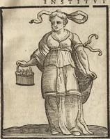 Picture 179 of 359 from Iconologia di Cesare Ripa perugino, caualier de' santi Mauritio & Lazaro. Divisa in tre libri, ne i quali si esprimono varie imagini di virtù, vitij, passioni humane, affetti, atti, discipline, humori, elementi, corpi celesti, prouincie d'Italia, fiumi, & altre materie infinite vtili ad ogni stato di persone. Ampliata dal sig. cav. Gio. Zaratino Castellini romano in questa vltima editione di imagini & discorsi, con indici copiosi, & ricorretta (1669), leaf 364