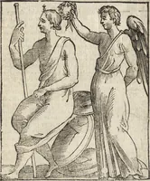 An illustration from Iconologia di Cesare Ripa perugino, caualier de' santi Mauritio & Lazaro. Divisa in tre libri, ne i quali si esprimono varie imagini di virtù, vitij, passioni humane, affetti, atti, discipline, humori, elementi, corpi celesti, prouincie d'Italia, fiumi, & altre materie infinite vtili ad ogni stato di persone. Ampliata dal sig. cav. Gio. Zaratino Castellini romano in questa vltima editione di imagini & discorsi, con indici copiosi, & ricorretta (1669)