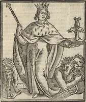 An illustration from Iconologia di Cesare Ripa perugino, caualier de' santi Mauritio & Lazaro. Divisa in tre libri, ne i quali si esprimono varie imagini di virtù, vitij, passioni humane, affetti, atti, discipline, humori, elementi, corpi celesti, prouincie d'Italia, fiumi, & altre materie infinite vtili ad ogni stato di persone. Ampliata dal sig. cav. Gio. Zaratino Castellini romano in questa vltima editione di imagini & discorsi, con indici copiosi, & ricorretta (1669)