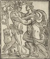 An illustration from Iconologia di Cesare Ripa perugino, caualier de' santi Mauritio & Lazaro. Divisa in tre libri, ne i quali si esprimono varie imagini di virtù, vitij, passioni humane, affetti, atti, discipline, humori, elementi, corpi celesti, prouincie d'Italia, fiumi, & altre materie infinite vtili ad ogni stato di persone. Ampliata dal sig. cav. Gio. Zaratino Castellini romano in questa vltima editione di imagini & discorsi, con indici copiosi, & ricorretta (1669)