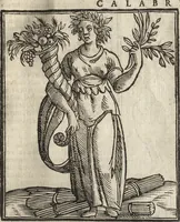 Picture 191 of 359 from Iconologia di Cesare Ripa perugino, caualier de' santi Mauritio & Lazaro. Divisa in tre libri, ne i quali si esprimono varie imagini di virtù, vitij, passioni humane, affetti, atti, discipline, humori, elementi, corpi celesti, prouincie d'Italia, fiumi, & altre materie infinite vtili ad ogni stato di persone. Ampliata dal sig. cav. Gio. Zaratino Castellini romano in questa vltima editione di imagini & discorsi, con indici copiosi, & ricorretta (1669), leaf 390