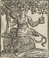 An illustration from Iconologia di Cesare Ripa perugino, caualier de' santi Mauritio & Lazaro. Divisa in tre libri, ne i quali si esprimono varie imagini di virtù, vitij, passioni humane, affetti, atti, discipline, humori, elementi, corpi celesti, prouincie d'Italia, fiumi, & altre materie infinite vtili ad ogni stato di persone. Ampliata dal sig. cav. Gio. Zaratino Castellini romano in questa vltima editione di imagini & discorsi, con indici copiosi, & ricorretta (1669)