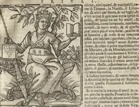 An illustration from Iconologia di Cesare Ripa perugino, caualier de' santi Mauritio & Lazaro. Divisa in tre libri, ne i quali si esprimono varie imagini di virtù, vitij, passioni humane, affetti, atti, discipline, humori, elementi, corpi celesti, prouincie d'Italia, fiumi, & altre materie infinite vtili ad ogni stato di persone. Ampliata dal sig. cav. Gio. Zaratino Castellini romano in questa vltima editione di imagini & discorsi, con indici copiosi, & ricorretta (1669)