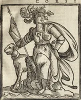 Picture 199 of 359 from Iconologia di Cesare Ripa perugino, caualier de' santi Mauritio & Lazaro. Divisa in tre libri, ne i quali si esprimono varie imagini di virtù, vitij, passioni humane, affetti, atti, discipline, humori, elementi, corpi celesti, prouincie d'Italia, fiumi, & altre materie infinite vtili ad ogni stato di persone. Ampliata dal sig. cav. Gio. Zaratino Castellini romano in questa vltima editione di imagini & discorsi, con indici copiosi, & ricorretta (1669), leaf 402