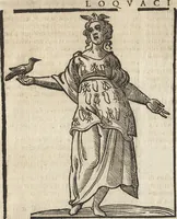 An illustration from Iconologia di Cesare Ripa perugino, caualier de' santi Mauritio & Lazaro. Divisa in tre libri, ne i quali si esprimono varie imagini di virtù, vitij, passioni humane, affetti, atti, discipline, humori, elementi, corpi celesti, prouincie d'Italia, fiumi, & altre materie infinite vtili ad ogni stato di persone. Ampliata dal sig. cav. Gio. Zaratino Castellini romano in questa vltima editione di imagini & discorsi, con indici copiosi, & ricorretta (1669)