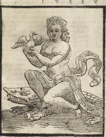 Picture 214 of 359 from Iconologia di Cesare Ripa perugino, caualier de' santi Mauritio & Lazaro. Divisa in tre libri, ne i quali si esprimono varie imagini di virtù, vitij, passioni humane, affetti, atti, discipline, humori, elementi, corpi celesti, prouincie d'Italia, fiumi, & altre materie infinite vtili ad ogni stato di persone. Ampliata dal sig. cav. Gio. Zaratino Castellini romano in questa vltima editione di imagini & discorsi, con indici copiosi, & ricorretta (1669), leaf 442
