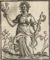 An illustration from Iconologia di Cesare Ripa perugino, caualier de' santi Mauritio & Lazaro. Divisa in tre libri, ne i quali si esprimono varie imagini di virtù, vitij, passioni humane, affetti, atti, discipline, humori, elementi, corpi celesti, prouincie d'Italia, fiumi, & altre materie infinite vtili ad ogni stato di persone. Ampliata dal sig. cav. Gio. Zaratino Castellini romano in questa vltima editione di imagini & discorsi, con indici copiosi, & ricorretta (1669)
