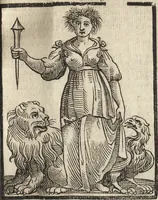 Picture 221 of 359 from Iconologia di Cesare Ripa perugino, caualier de' santi Mauritio & Lazaro. Divisa in tre libri, ne i quali si esprimono varie imagini di virtù, vitij, passioni humane, affetti, atti, discipline, humori, elementi, corpi celesti, prouincie d'Italia, fiumi, & altre materie infinite vtili ad ogni stato di persone. Ampliata dal sig. cav. Gio. Zaratino Castellini romano in questa vltima editione di imagini & discorsi, con indici copiosi, & ricorretta (1669), leaf 454
