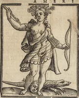 Picture 232 of 359 from Iconologia di Cesare Ripa perugino, caualier de' santi Mauritio & Lazaro. Divisa in tre libri, ne i quali si esprimono varie imagini di virtù, vitij, passioni humane, affetti, atti, discipline, humori, elementi, corpi celesti, prouincie d'Italia, fiumi, & altre materie infinite vtili ad ogni stato di persone. Ampliata dal sig. cav. Gio. Zaratino Castellini romano in questa vltima editione di imagini & discorsi, con indici copiosi, & ricorretta (1669), leaf 483