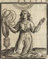 Picture 244 of 359 from Iconologia di Cesare Ripa perugino, caualier de' santi Mauritio & Lazaro. Divisa in tre libri, ne i quali si esprimono varie imagini di virtù, vitij, passioni humane, affetti, atti, discipline, humori, elementi, corpi celesti, prouincie d'Italia, fiumi, & altre materie infinite vtili ad ogni stato di persone. Ampliata dal sig. cav. Gio. Zaratino Castellini romano in questa vltima editione di imagini & discorsi, con indici copiosi, & ricorretta (1669), leaf 515