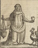 An illustration from Iconologia di Cesare Ripa perugino, caualier de' santi Mauritio & Lazaro. Divisa in tre libri, ne i quali si esprimono varie imagini di virtù, vitij, passioni humane, affetti, atti, discipline, humori, elementi, corpi celesti, prouincie d'Italia, fiumi, & altre materie infinite vtili ad ogni stato di persone. Ampliata dal sig. cav. Gio. Zaratino Castellini romano in questa vltima editione di imagini & discorsi, con indici copiosi, & ricorretta (1669)