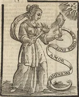 Picture 247 of 359 from Iconologia di Cesare Ripa perugino, caualier de' santi Mauritio & Lazaro. Divisa in tre libri, ne i quali si esprimono varie imagini di virtù, vitij, passioni humane, affetti, atti, discipline, humori, elementi, corpi celesti, prouincie d'Italia, fiumi, & altre materie infinite vtili ad ogni stato di persone. Ampliata dal sig. cav. Gio. Zaratino Castellini romano in questa vltima editione di imagini & discorsi, con indici copiosi, & ricorretta (1669), leaf 519