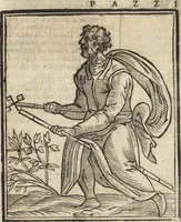 Picture 252 of 359 from Iconologia di Cesare Ripa perugino, caualier de' santi Mauritio & Lazaro. Divisa in tre libri, ne i quali si esprimono varie imagini di virtù, vitij, passioni humane, affetti, atti, discipline, humori, elementi, corpi celesti, prouincie d'Italia, fiumi, & altre materie infinite vtili ad ogni stato di persone. Ampliata dal sig. cav. Gio. Zaratino Castellini romano in questa vltima editione di imagini & discorsi, con indici copiosi, & ricorretta (1669), leaf 537