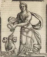 An illustration from Iconologia di Cesare Ripa perugino, caualier de' santi Mauritio & Lazaro. Divisa in tre libri, ne i quali si esprimono varie imagini di virtù, vitij, passioni humane, affetti, atti, discipline, humori, elementi, corpi celesti, prouincie d'Italia, fiumi, & altre materie infinite vtili ad ogni stato di persone. Ampliata dal sig. cav. Gio. Zaratino Castellini romano in questa vltima editione di imagini & discorsi, con indici copiosi, & ricorretta (1669)