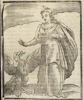 Picture 266 of 359 from Iconologia di Cesare Ripa perugino, caualier de' santi Mauritio & Lazaro. Divisa in tre libri, ne i quali si esprimono varie imagini di virtù, vitij, passioni humane, affetti, atti, discipline, humori, elementi, corpi celesti, prouincie d'Italia, fiumi, & altre materie infinite vtili ad ogni stato di persone. Ampliata dal sig. cav. Gio. Zaratino Castellini romano in questa vltima editione di imagini & discorsi, con indici copiosi, & ricorretta (1669), leaf 558