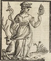 Picture 272 of 359 from Iconologia di Cesare Ripa perugino, caualier de' santi Mauritio & Lazaro. Divisa in tre libri, ne i quali si esprimono varie imagini di virtù, vitij, passioni humane, affetti, atti, discipline, humori, elementi, corpi celesti, prouincie d'Italia, fiumi, & altre materie infinite vtili ad ogni stato di persone. Ampliata dal sig. cav. Gio. Zaratino Castellini romano in questa vltima editione di imagini & discorsi, con indici copiosi, & ricorretta (1669), leaf 569