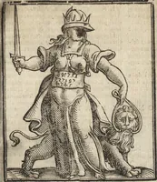 An illustration from Iconologia di Cesare Ripa perugino, caualier de' santi Mauritio & Lazaro. Divisa in tre libri, ne i quali si esprimono varie imagini di virtù, vitij, passioni humane, affetti, atti, discipline, humori, elementi, corpi celesti, prouincie d'Italia, fiumi, & altre materie infinite vtili ad ogni stato di persone. Ampliata dal sig. cav. Gio. Zaratino Castellini romano in questa vltima editione di imagini & discorsi, con indici copiosi, & ricorretta (1669)