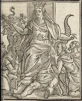 Picture 283 of 359 from Iconologia di Cesare Ripa perugino, caualier de' santi Mauritio & Lazaro. Divisa in tre libri, ne i quali si esprimono varie imagini di virtù, vitij, passioni humane, affetti, atti, discipline, humori, elementi, corpi celesti, prouincie d'Italia, fiumi, & altre materie infinite vtili ad ogni stato di persone. Ampliata dal sig. cav. Gio. Zaratino Castellini romano in questa vltima editione di imagini & discorsi, con indici copiosi, & ricorretta (1669), leaf 588