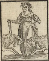 An illustration from Iconologia di Cesare Ripa perugino, caualier de' santi Mauritio & Lazaro. Divisa in tre libri, ne i quali si esprimono varie imagini di virtù, vitij, passioni humane, affetti, atti, discipline, humori, elementi, corpi celesti, prouincie d'Italia, fiumi, & altre materie infinite vtili ad ogni stato di persone. Ampliata dal sig. cav. Gio. Zaratino Castellini romano in questa vltima editione di imagini & discorsi, con indici copiosi, & ricorretta (1669)