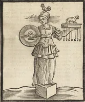 An illustration from Iconologia di Cesare Ripa perugino, caualier de' santi Mauritio & Lazaro. Divisa in tre libri, ne i quali si esprimono varie imagini di virtù, vitij, passioni humane, affetti, atti, discipline, humori, elementi, corpi celesti, prouincie d'Italia, fiumi, & altre materie infinite vtili ad ogni stato di persone. Ampliata dal sig. cav. Gio. Zaratino Castellini romano in questa vltima editione di imagini & discorsi, con indici copiosi, & ricorretta (1669)