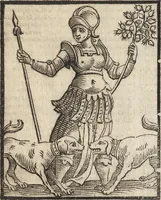 Picture 301 of 359 from Iconologia di Cesare Ripa perugino, caualier de' santi Mauritio & Lazaro. Divisa in tre libri, ne i quali si esprimono varie imagini di virtù, vitij, passioni humane, affetti, atti, discipline, humori, elementi, corpi celesti, prouincie d'Italia, fiumi, & altre materie infinite vtili ad ogni stato di persone. Ampliata dal sig. cav. Gio. Zaratino Castellini romano in questa vltima editione di imagini & discorsi, con indici copiosi, & ricorretta (1669), leaf 623