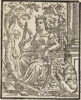 An illustration from Iconologia di Cesare Ripa perugino, caualier de' santi Mauritio & Lazaro. Divisa in tre libri, ne i quali si esprimono varie imagini di virtù, vitij, passioni humane, affetti, atti, discipline, humori, elementi, corpi celesti, prouincie d'Italia, fiumi, & altre materie infinite vtili ad ogni stato di persone. Ampliata dal sig. cav. Gio. Zaratino Castellini romano in questa vltima editione di imagini & discorsi, con indici copiosi, & ricorretta (1669)