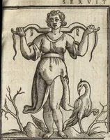 Picture 302 of 359 from Iconologia di Cesare Ripa perugino, caualier de' santi Mauritio & Lazaro. Divisa in tre libri, ne i quali si esprimono varie imagini di virtù, vitij, passioni humane, affetti, atti, discipline, humori, elementi, corpi celesti, prouincie d'Italia, fiumi, & altre materie infinite vtili ad ogni stato di persone. Ampliata dal sig. cav. Gio. Zaratino Castellini romano in questa vltima editione di imagini & discorsi, con indici copiosi, & ricorretta (1669), leaf 630